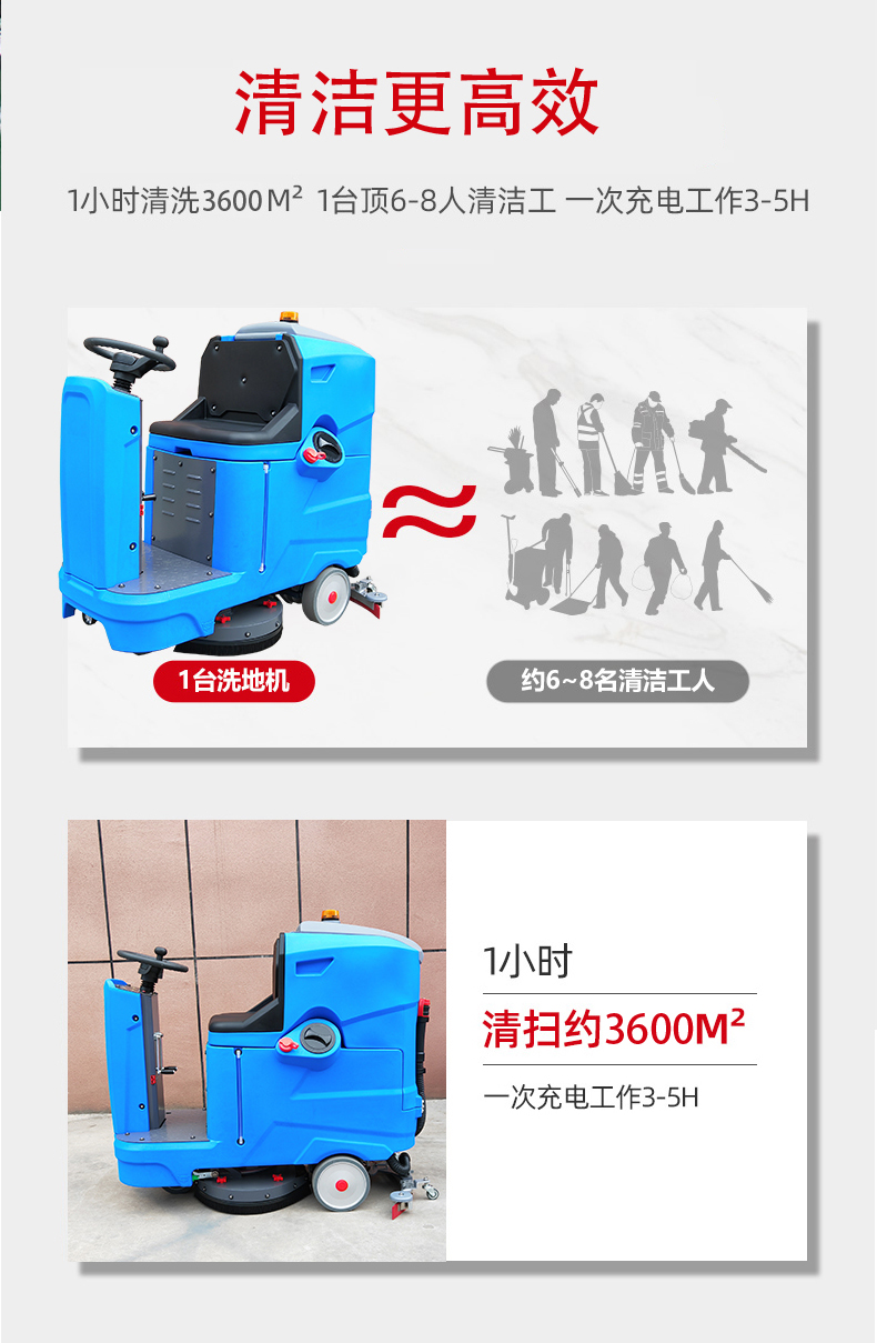 渝中驾驶式洗地机更适合用在高铁站